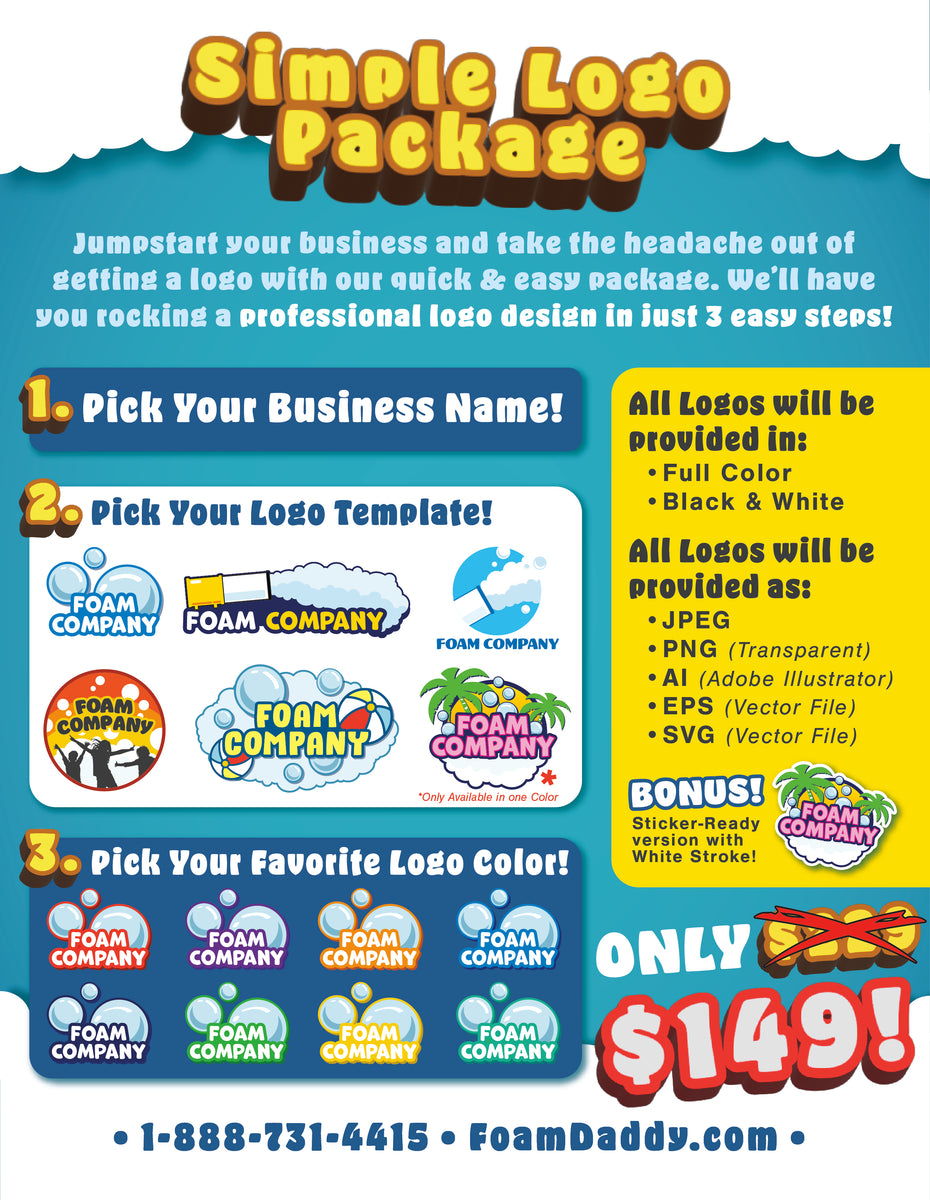 Branding/Rebranding site Package Foamdaddy