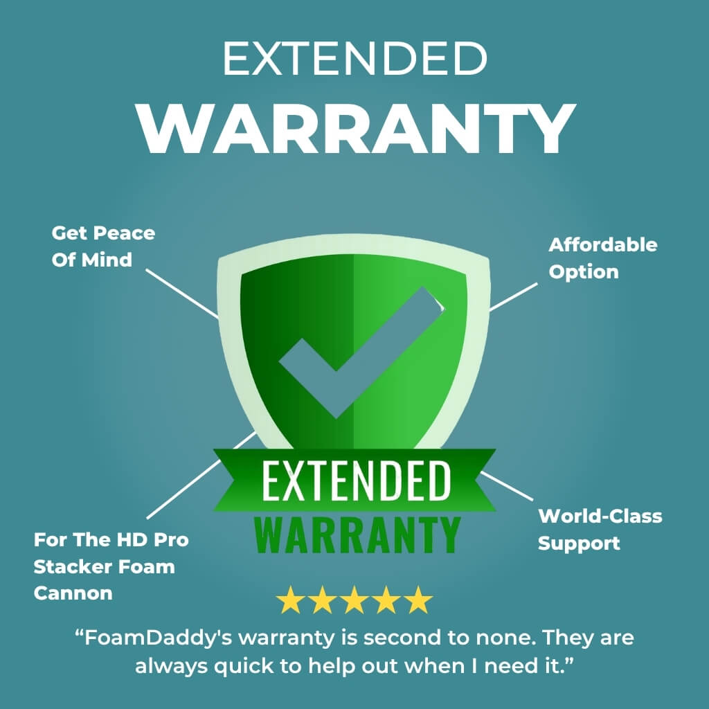 Foam Daddy Extended Warranty