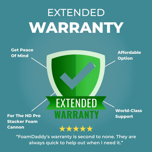 Protección y garantía extendida de FoamDaddy