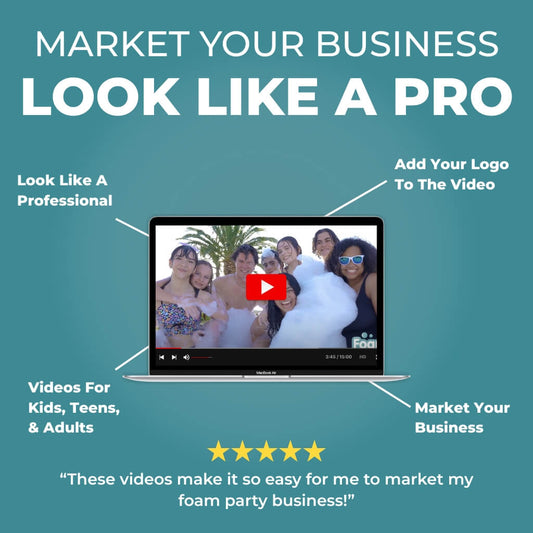 Foam Party Marketing Videos