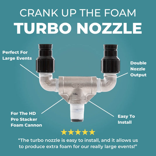 FoamDaddy Turbo Nozzle for HD Pro Stacker Foam Cannon™