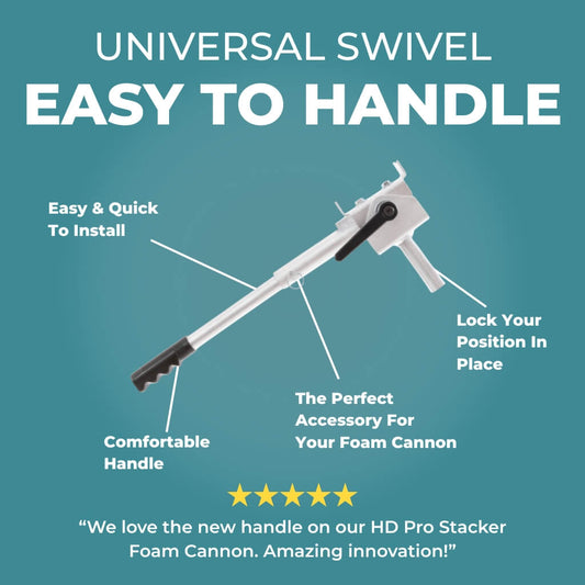 Universal Swivel w/ Handle for Foam Daddy Foam  Cannons