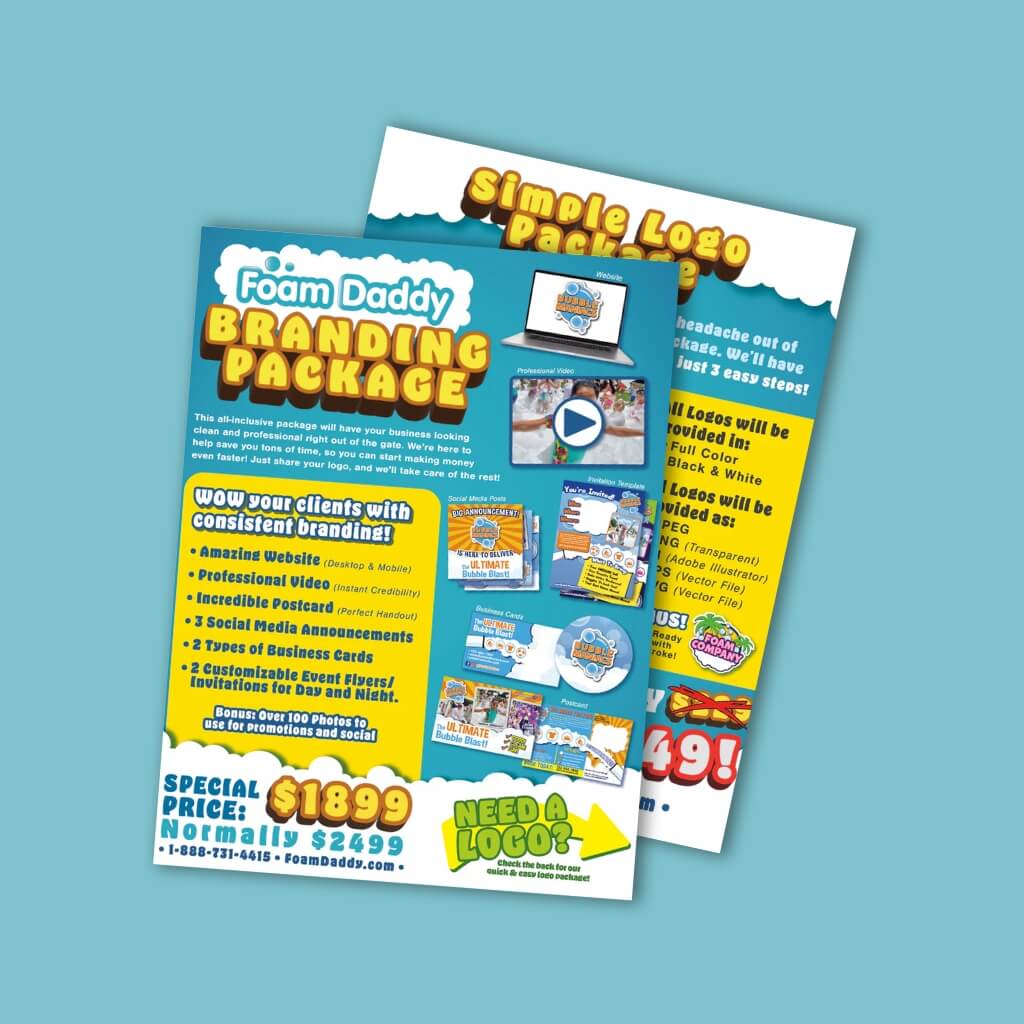 Foam party marketing.