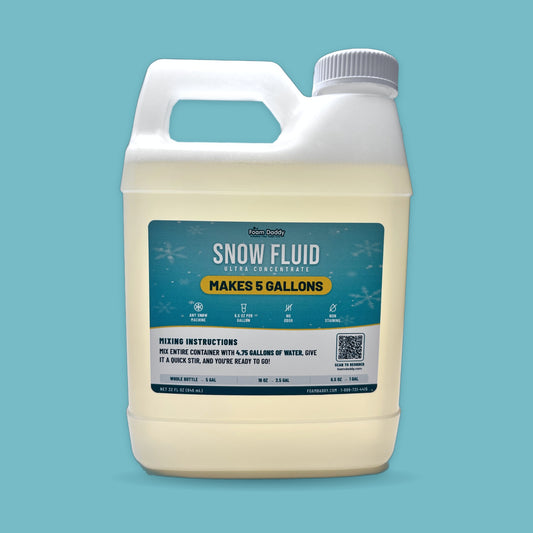 FoamDaddy Snow Fluid Concentrate - Works With All Snow Machines