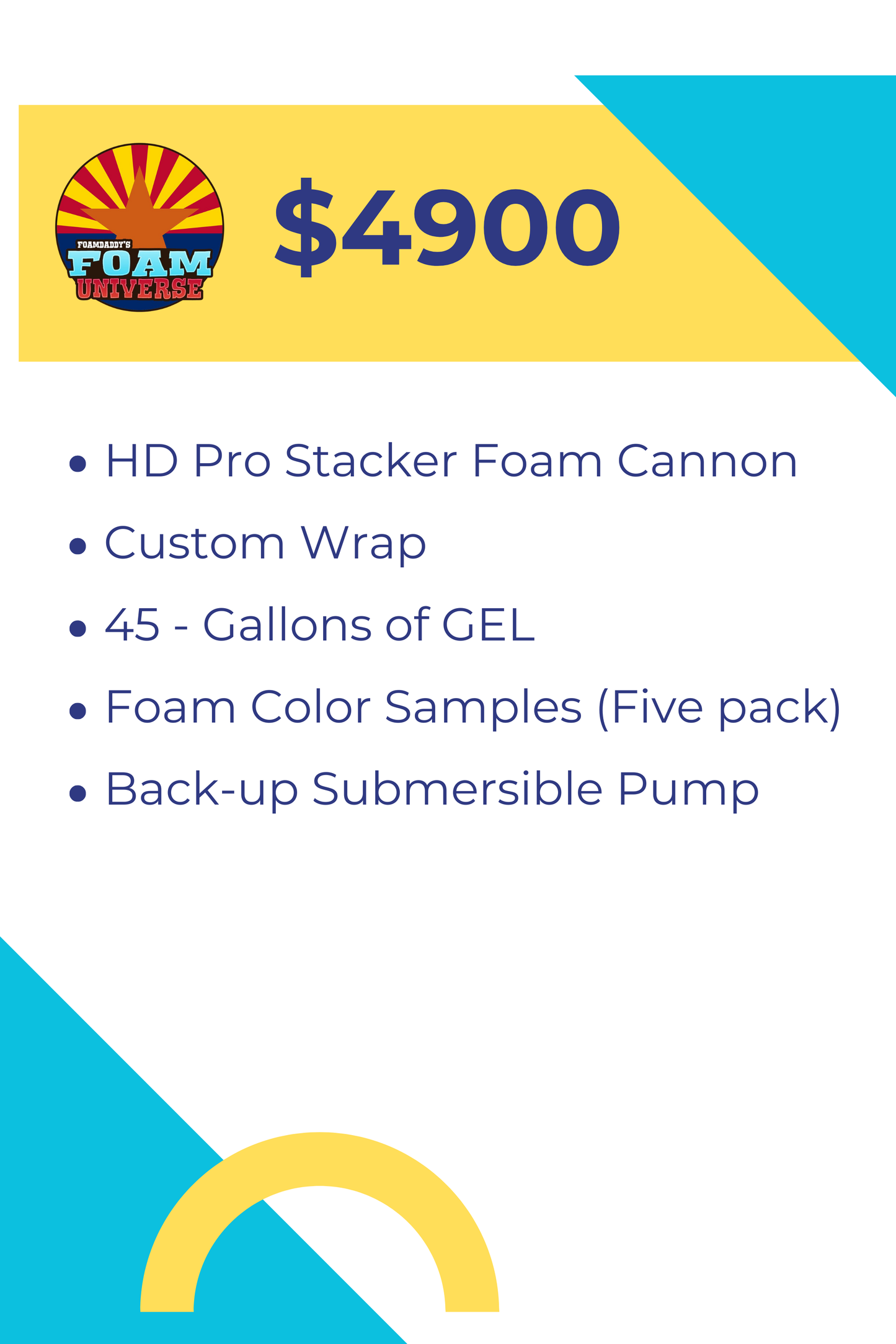 Foam Universe Specials 2026 -  $4900