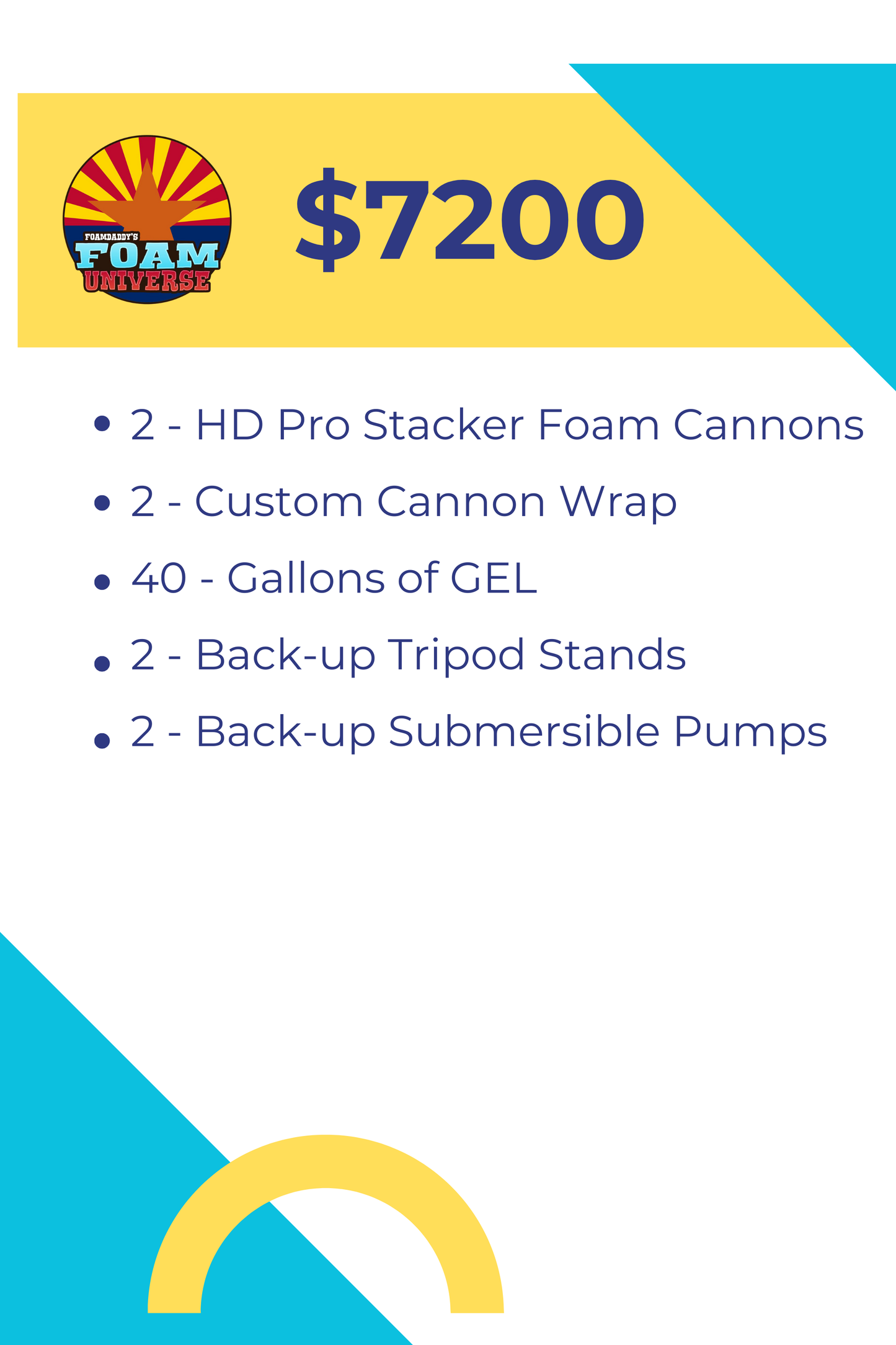 Foam Universe Specials 2026 -  $7200