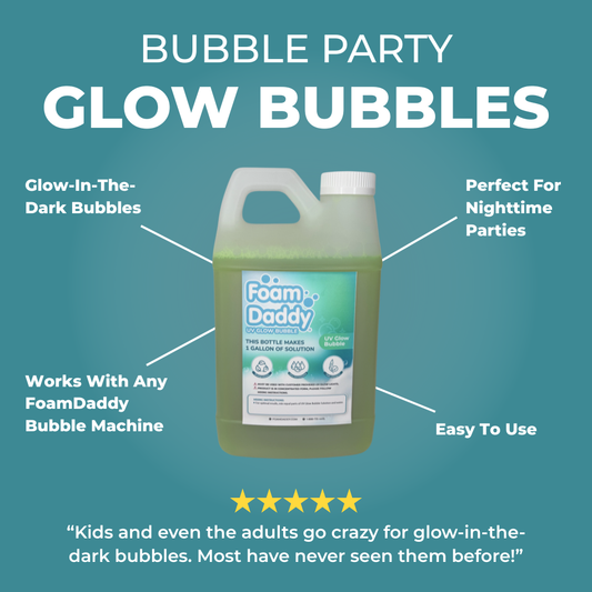 UV Glow Bubble Solution