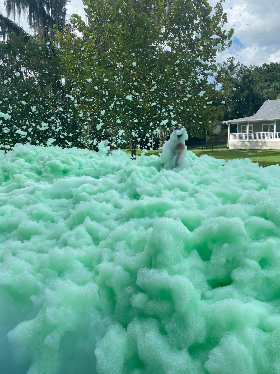Green Foam Coloring