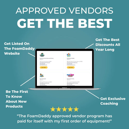 FoamDaddy Approved Vendor - 2025