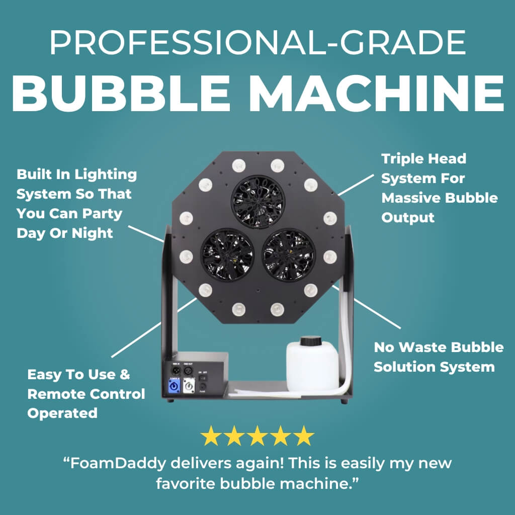FoamDaddy Bubble Machine -  Shipping After August 18, 2025
