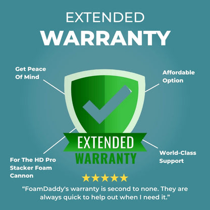 Foam Daddy Extended Warranty