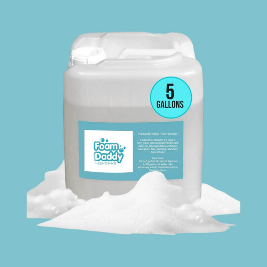 Ready Foam Machine Solution (5 Gallons)