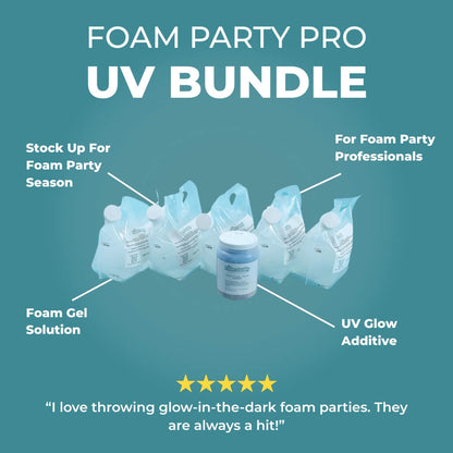 5 Gallons of Foam GEL and 1 UV Glow Pack