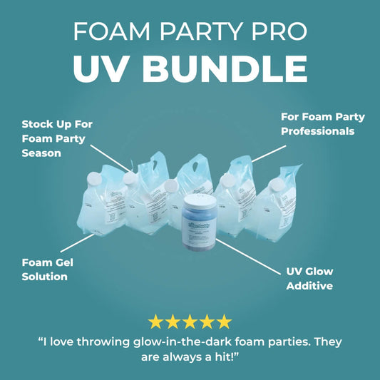 5 Gallons of Foam GEL and 1 UV Glow Pack