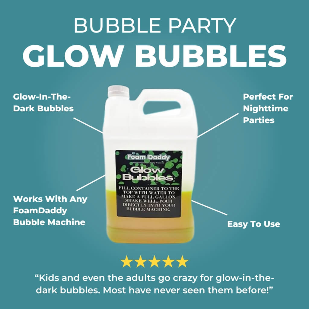 UV Glow Bubble Solution