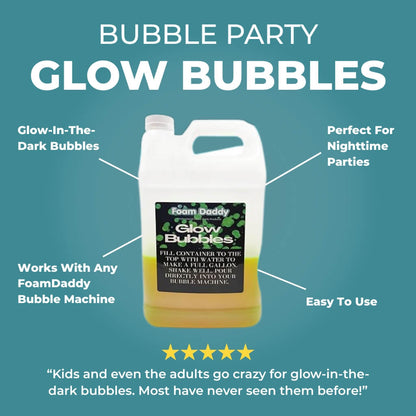 UV Glow Bubble Solution