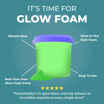 UV Glow Foam Coloring - Free Shipping