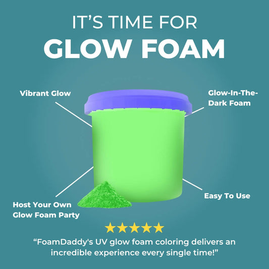 UV Glow Foam Coloring