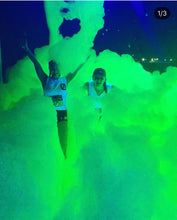 Load image into Gallery viewer, UV Glow Foam pouring over two kids